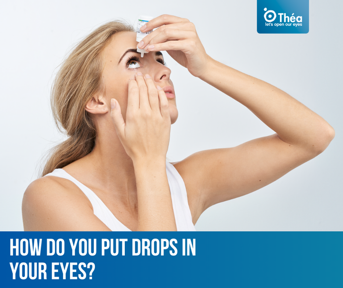 How do you put drops in your eyes?